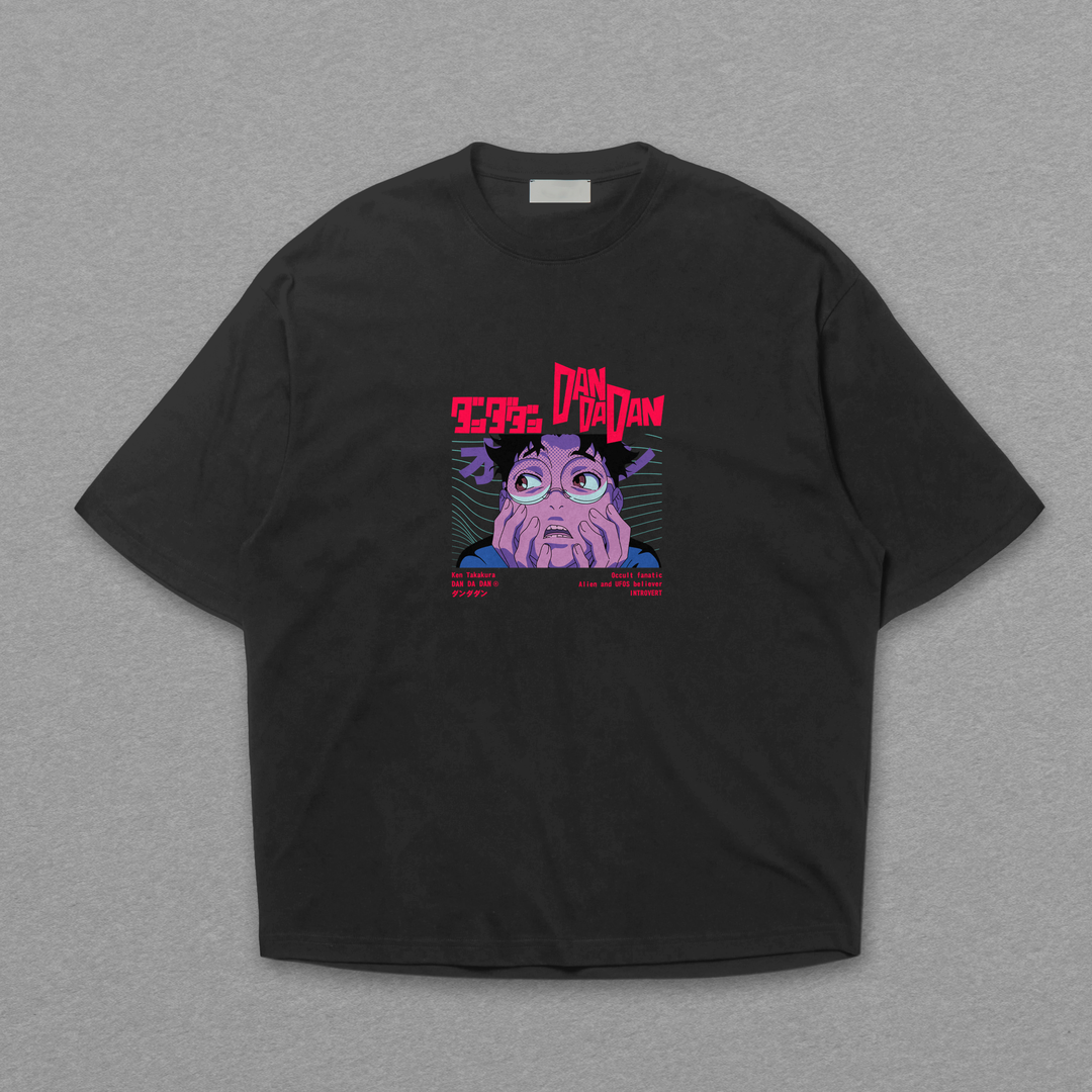 Camiseta Oversized: Okarun – Caçador do Paranormalien