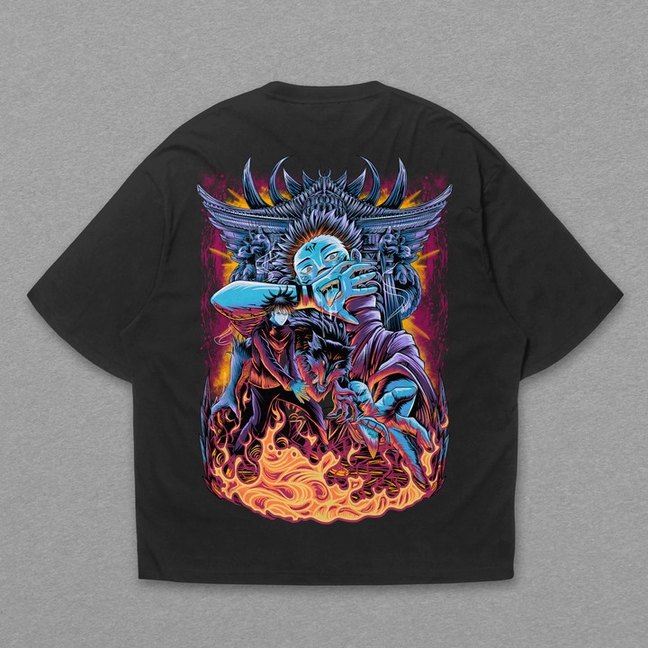 Camiseta Oversized: Jujutsu Kaisen - Sukuna