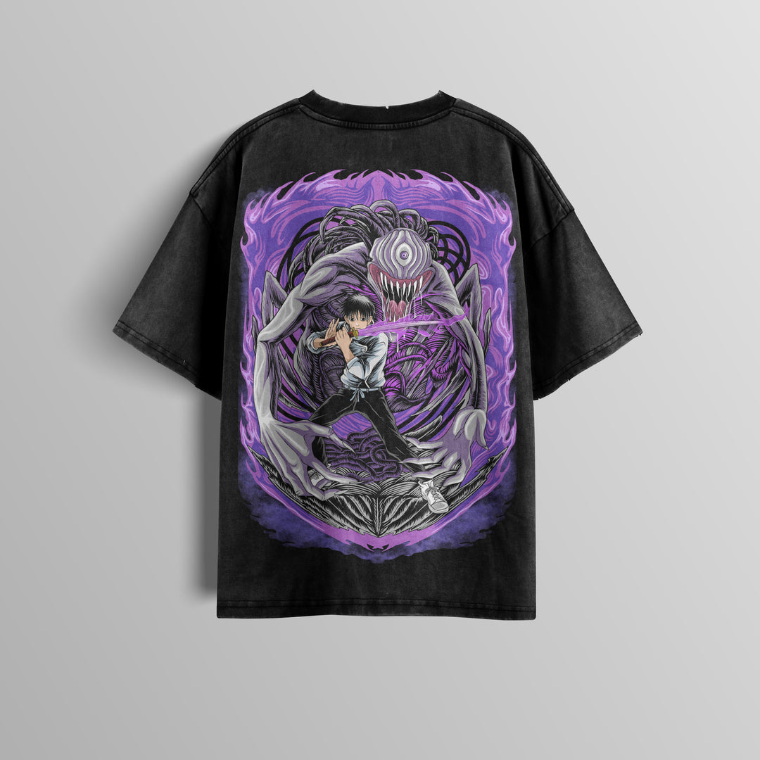 Camiseta Oversized: Jujutsu Kaisen - Yuta Curse