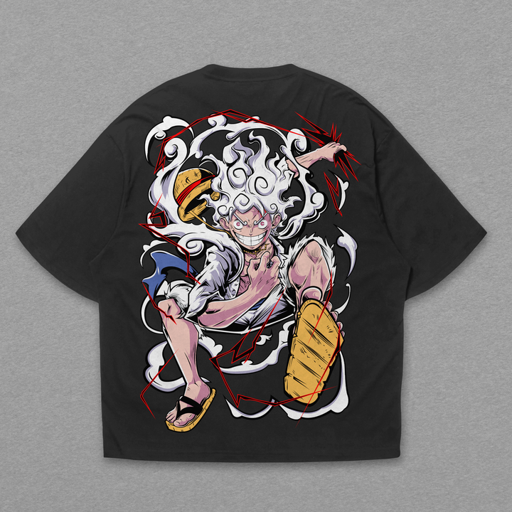 Camiseta Oversized: Gear 5 Awakening