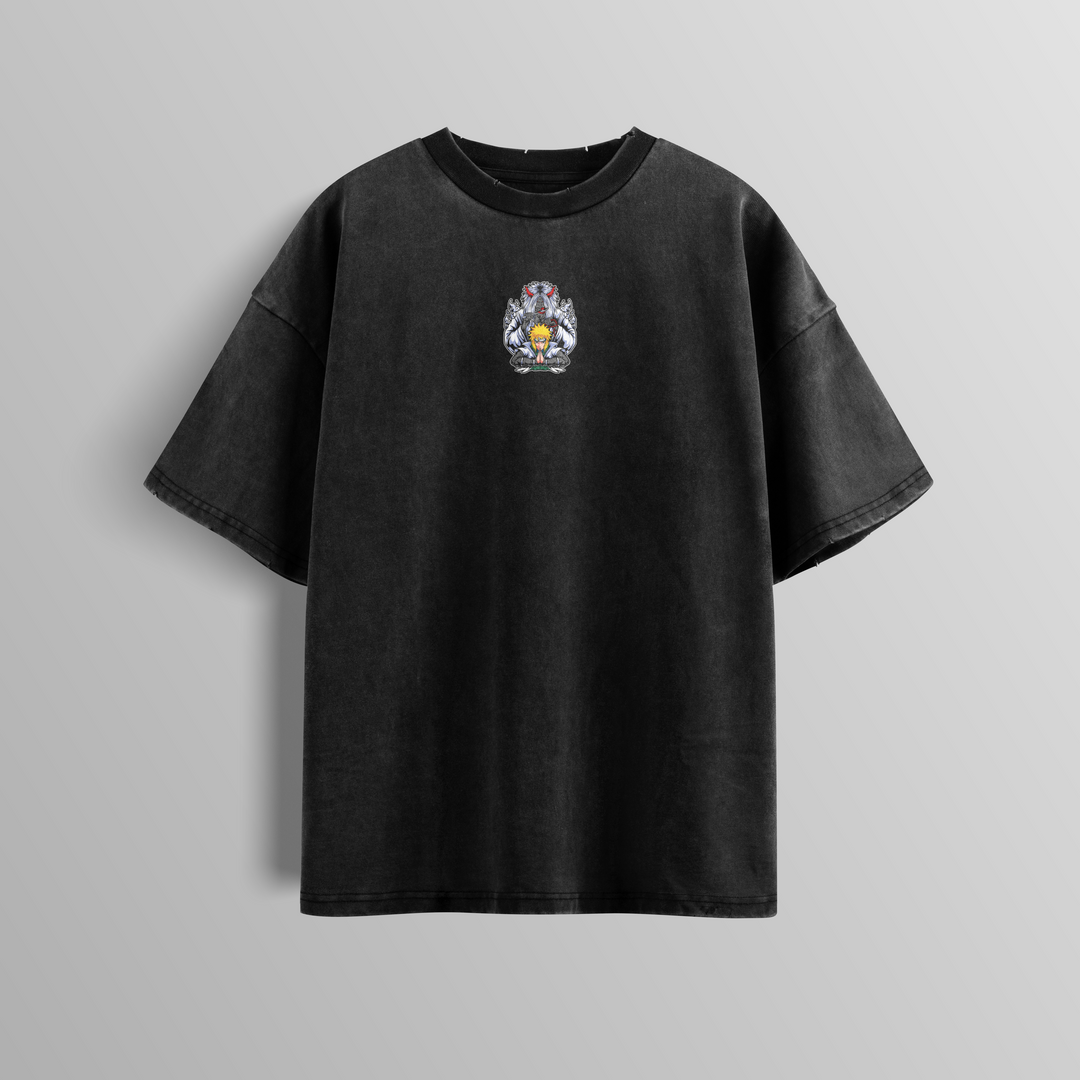 Camiseta Oversized: Relâmpago Amarelo ⚡