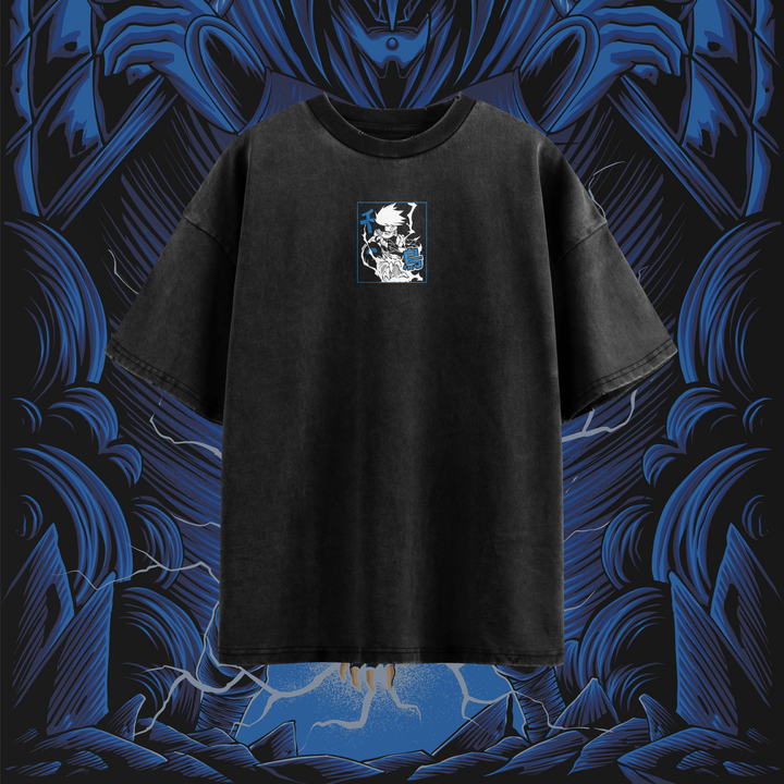 Camiseta Oversized: Kakashi Deus do Raikiri