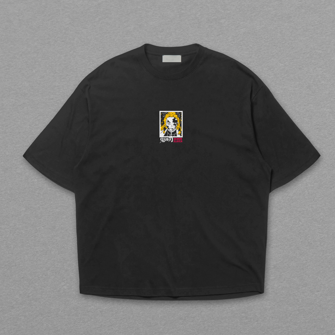 Camiseta Oversized: Vibe Rengoku!