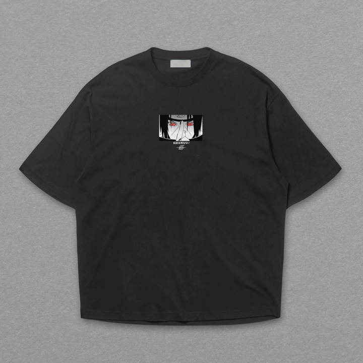 Camiseta Oversized: Itachi Gênio da Ilusão