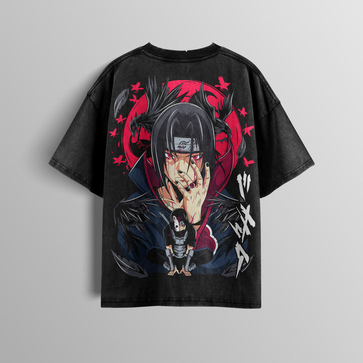 Camiseta Oversized: Itachi Gênio da Ilusão