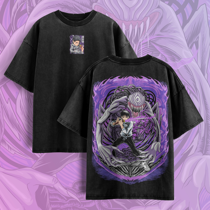 Camiseta Oversized: Jujutsu Kaisen - Yuta Curse