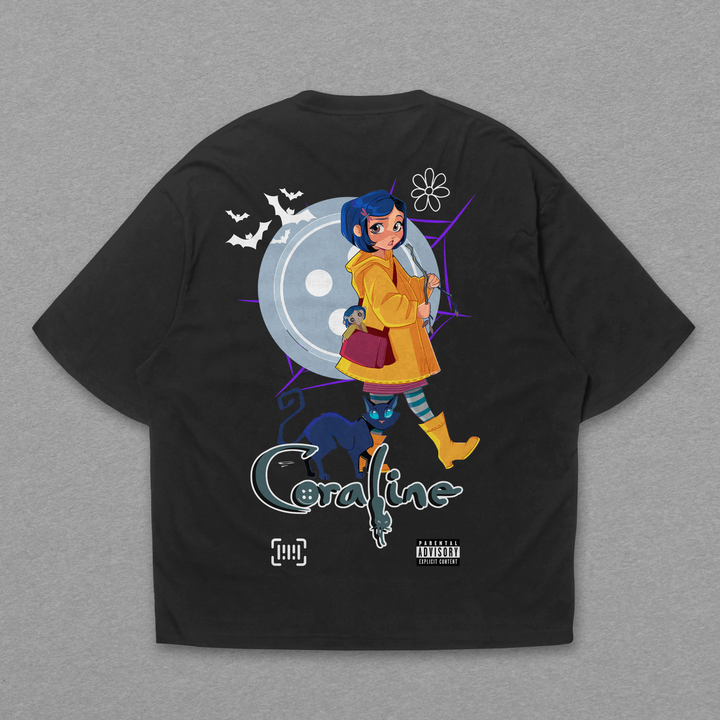 Camiseta Oversized: Coraline Dreams