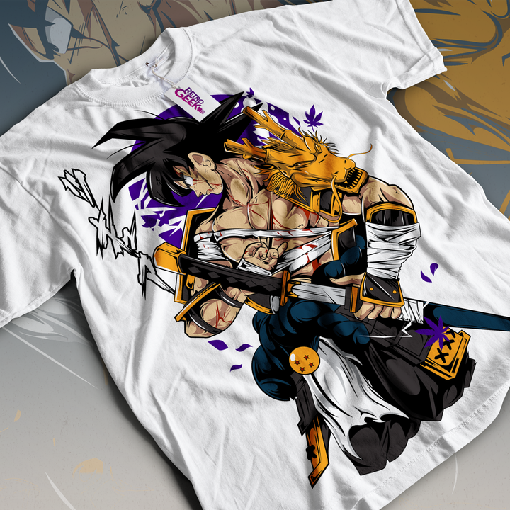 Camiseta Básica: Goku Samurai