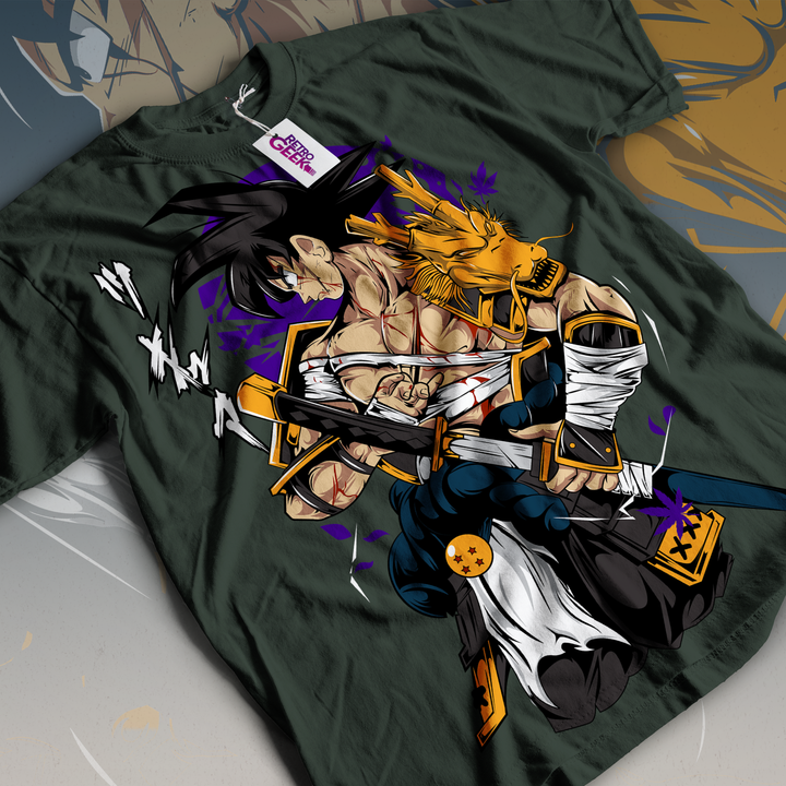 Camiseta Básica: Goku Samurai