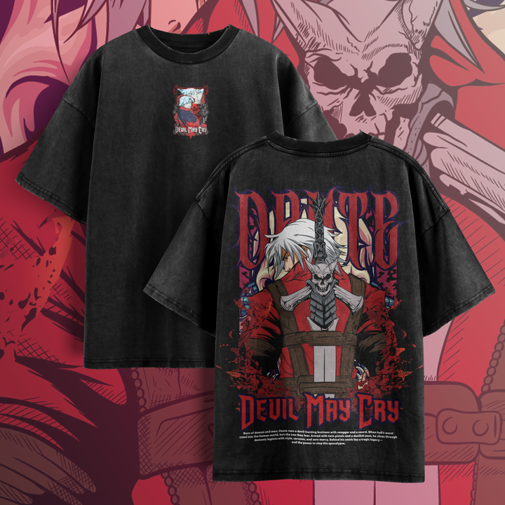 Camiseta Oversized: Devil May Cry - Dante Awakening