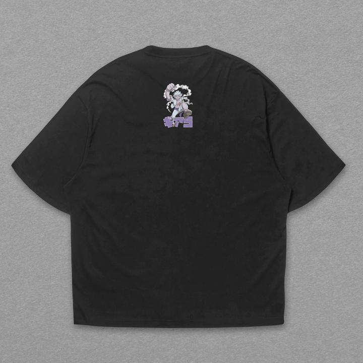 Camiseta Oversized: Luffy Gear 5 - God Nika Mode