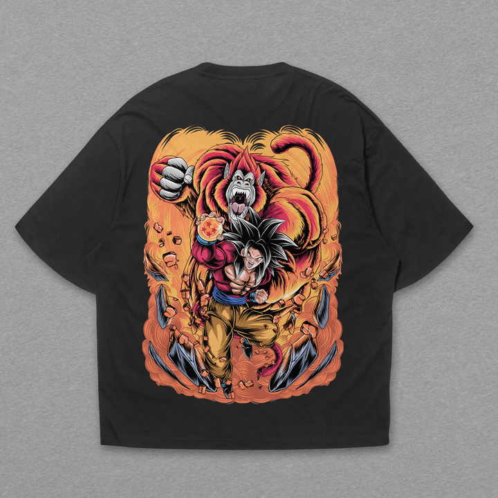 Camiseta Oversized: Dragon Ball - Ascensão dos Desafiantes