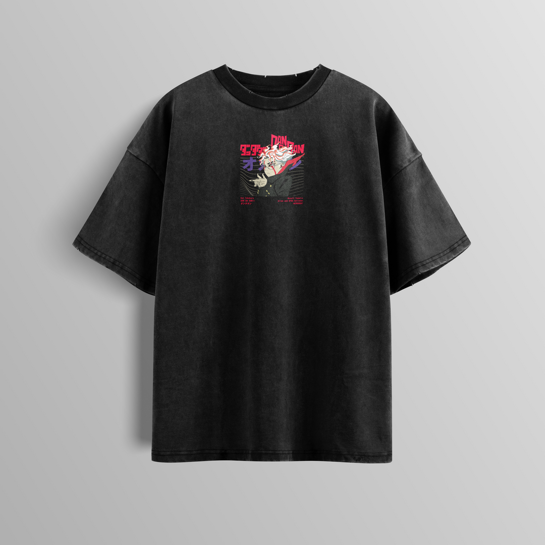 Camiseta Oversized: Okarun - Energia Paranormal