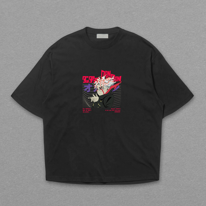 Camiseta Oversized: Okarun - Energia Paranormal