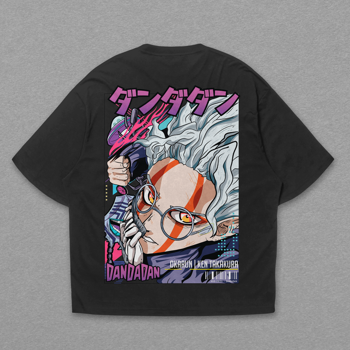 Camiseta Oversized: Okarun – Caçador do Paranormalien