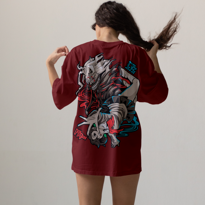 Camiseta Oversized: Dandadan - Casal Espiritual