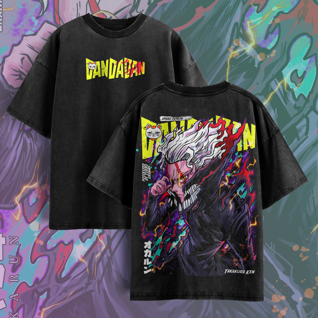 Camiseta Oversized: Dandadan - Okarun