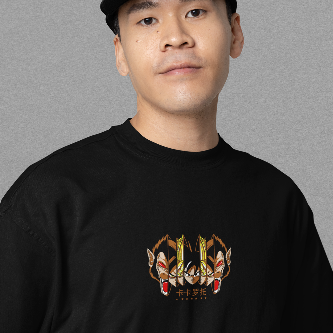 Camiseta Oversized: Saiyajin Legacy – Goku SSJ4