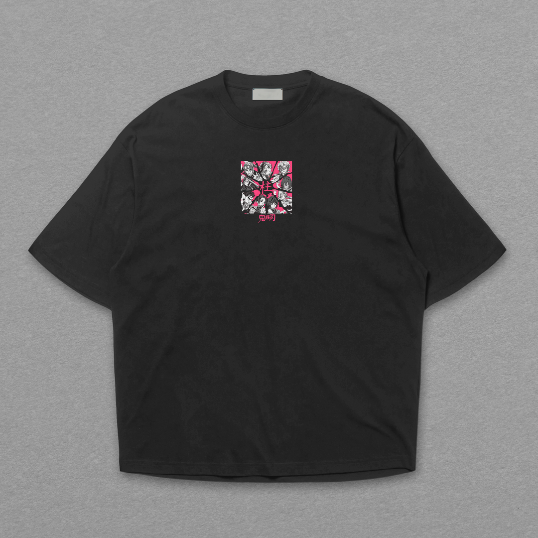 Camiseta Oversized: Força dos Hashiras