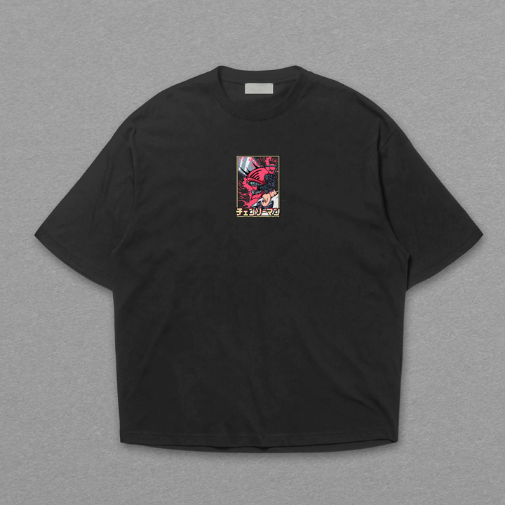 Camiseta Oversized: Chainsaw Man - Requiem