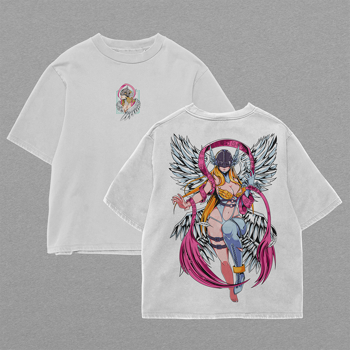 Camiseta Oversized: Celestial Angewomon