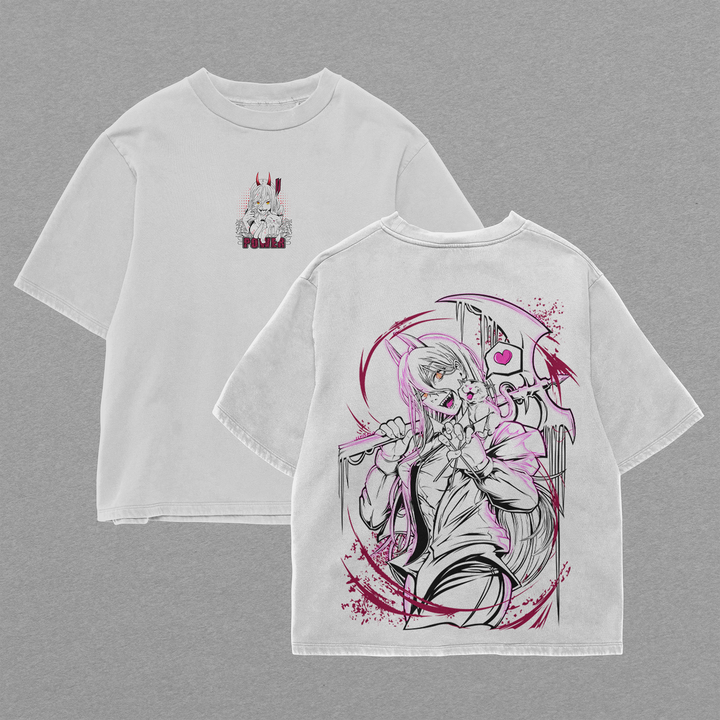 Camiseta Oversized: Blood Queen – Power Edition