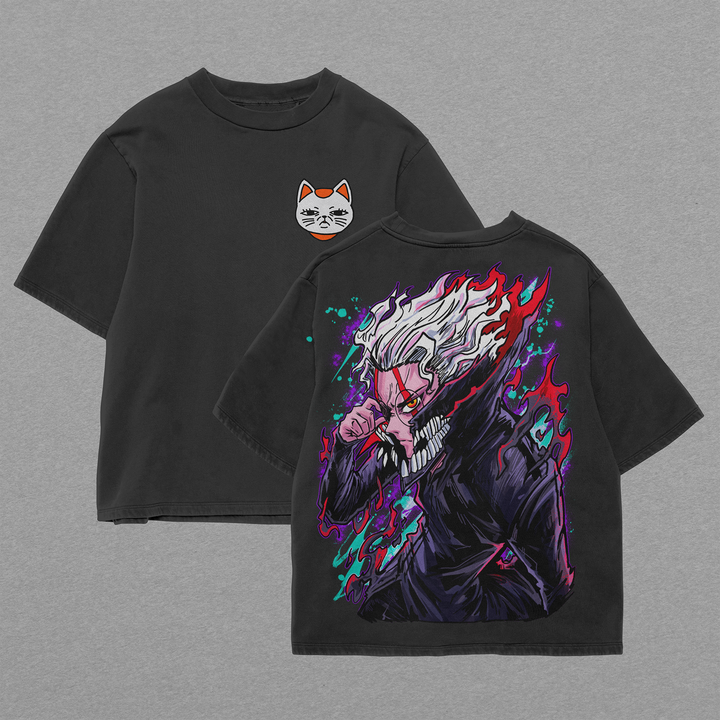 Camiseta Oversized: Okarun Aparição Sombria