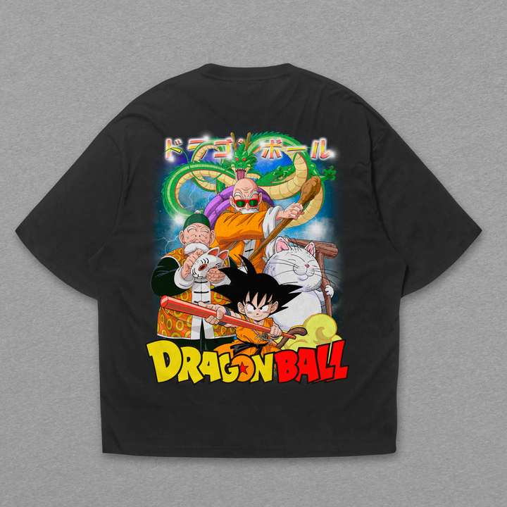 Camiseta Oversized: Dragon Ball - A Força Clássica