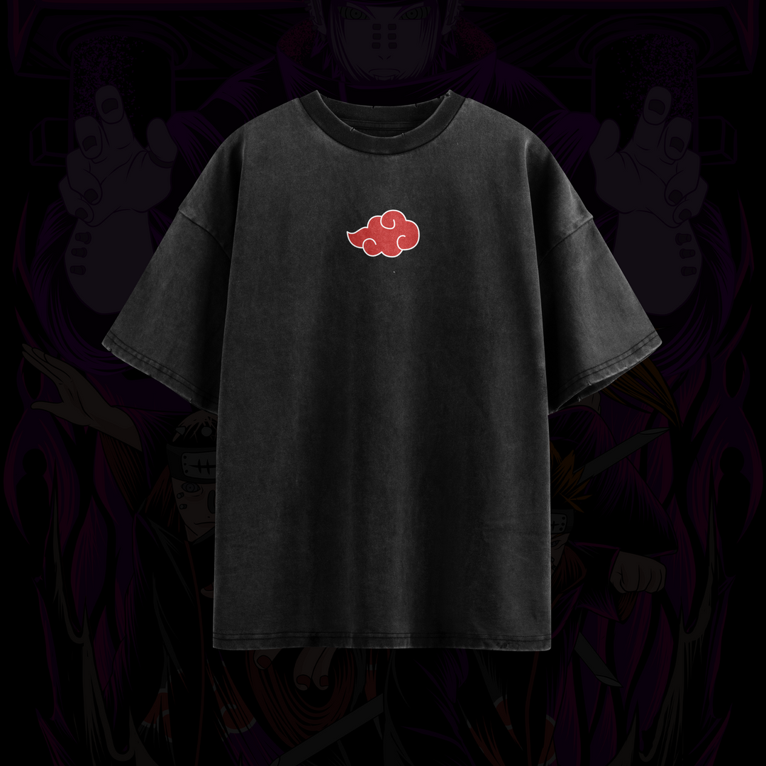 Camiseta Oversized: Akatsuki - O Caminho de Pain