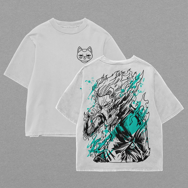 Camiseta Oversized: Okarun Aparição Sombria