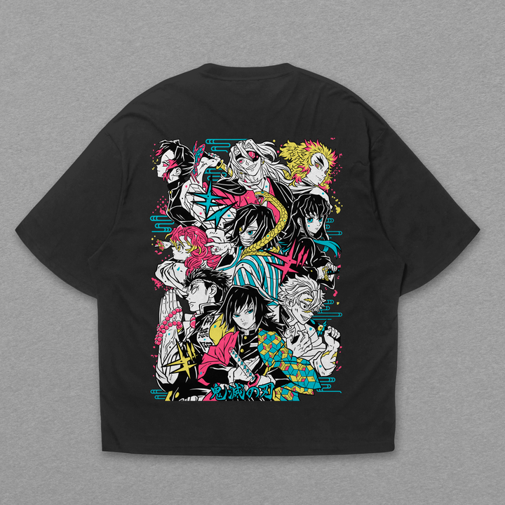 Camiseta Oversized: Força dos Hashiras