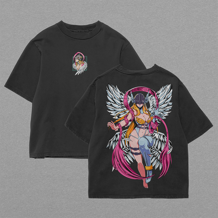 Camiseta Oversized: Celestial Angewomon